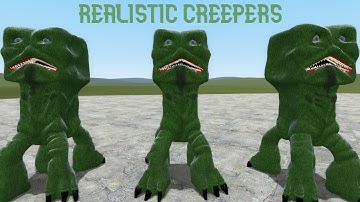 Realistic Creepers | Creeper NEXTBOT | Gmod
