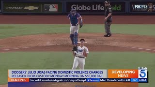 Dodgers pitcher Julio Urias arrested, accused of felony domestic violence