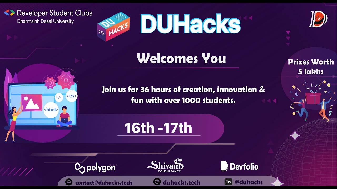 DUHacks | Opening Ceremony | DDU Hackathon - YouTube