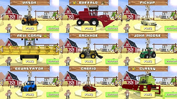 UNLOCK all the machines × Graphics UPDATE × TUTORIAL - Blocky Farming And Racing Simulator