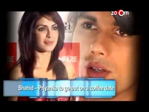 Shahid - Priyanka to go out on a koffee date with ...