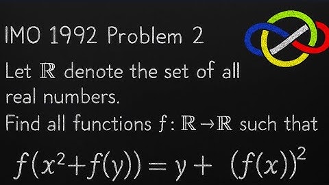 1992 IMO Problem 2: A Beautiful Functional Challenge