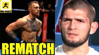 If Conor McGregor wins his next fight he might get a rematch with Khabib,Tyron Woodley