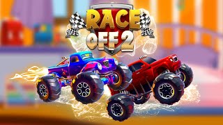 Race Off 2 - Official Trailer 2024 - Monster Truck Games For Kids Car Racing Games For Free Download screenshot 3