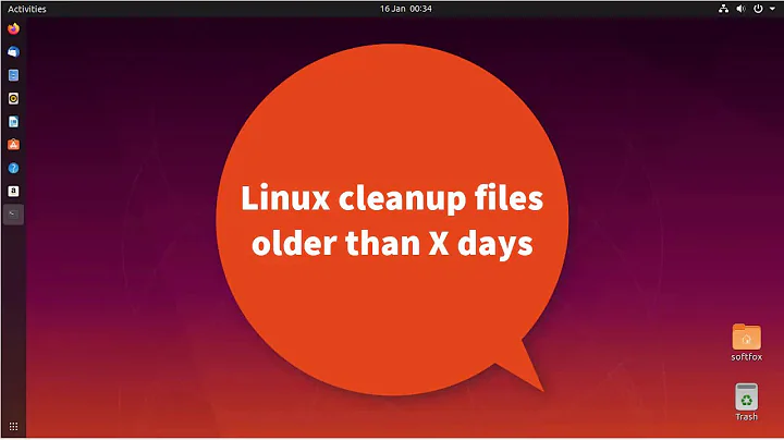 linux cleanup files older than x days