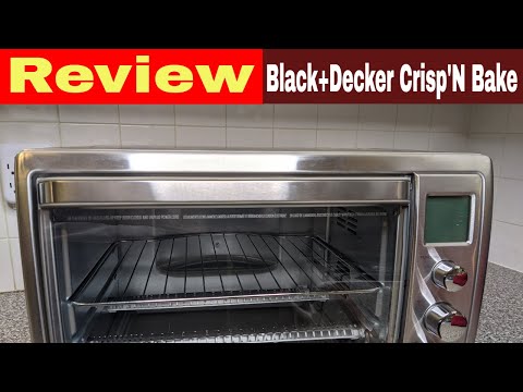 Black & Decker Crisp 'N Bake Air Fry Digital 4 Slice Toaster Oven