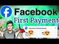 My First payment From Facebook || Facebook Earning || Facebook Money || #first #facebook