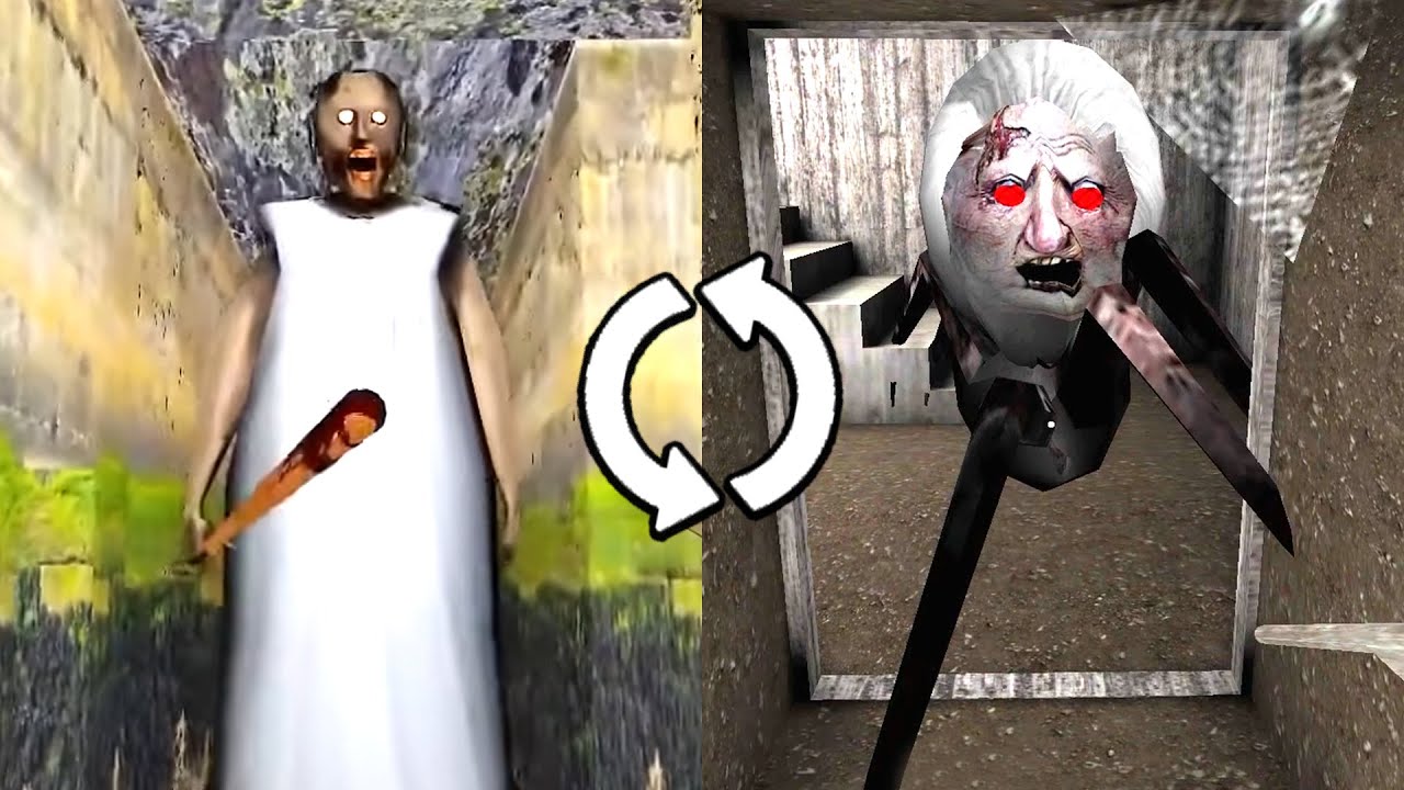 Granny Latest Version 1.8.4 Granny Inside Sewer And Spider Mom Inside House Full Gameplay