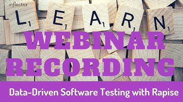 Data-Driven Software Testing with Rapise | July 13, 2017