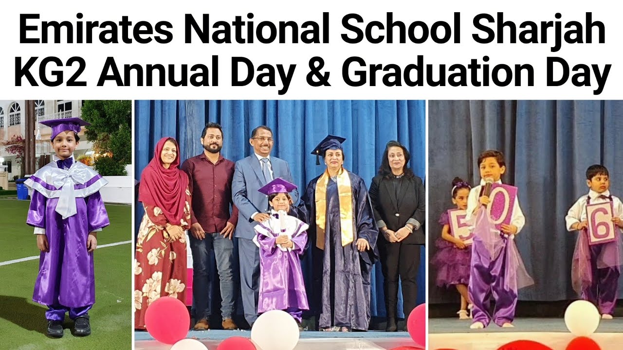 Emirates National School Sharjah UAE/ KG2 Annual Day & Graduation Day Function/Hamza in skit & dance