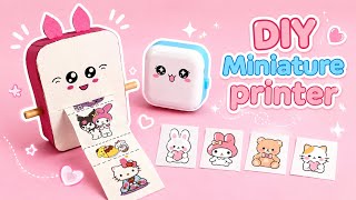 Hello kitty Mini Printer | No glue No Scissor | Origami School Stationery 😍 DIY Paper Craft