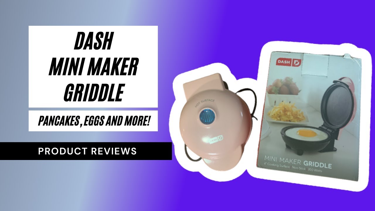 Dash Mini Maker Electric Round Non-stick Griddle 