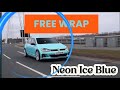 VW Golf GTI Full Wrap in Neon Ice Blue | Giveaway Winner Transformation