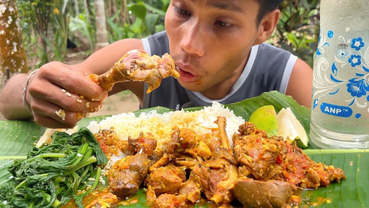 Special Local Chicken Our Chakma Traditional Style//Mukbang//With Suk,Lemon