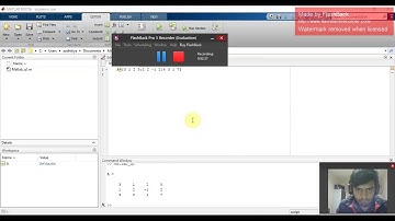 Creating a matrix in MATLAB