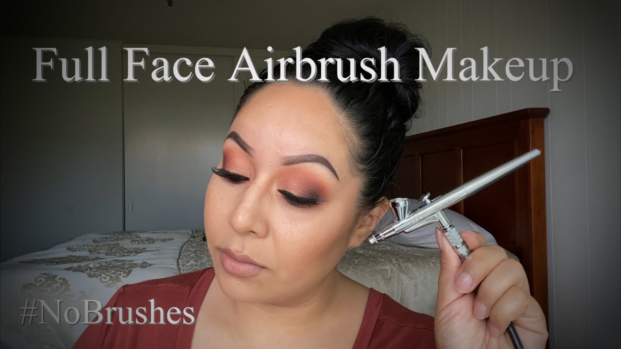 Full Face Airbrush Makeup (No Edit) YouTube