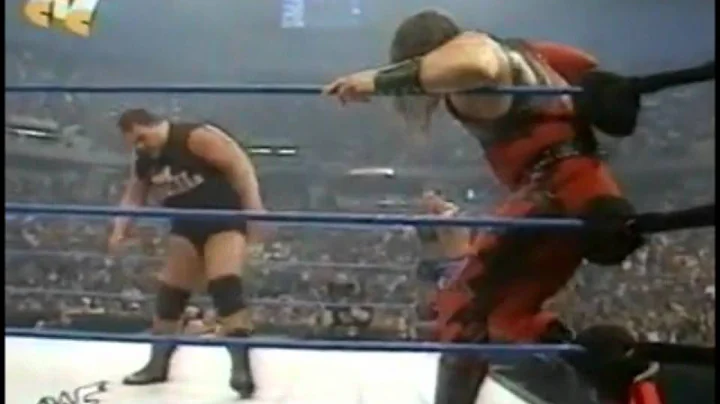 The Rock & Kane Vs. Big Show & Chris Benoit HD Highlights - Smackdown 2000