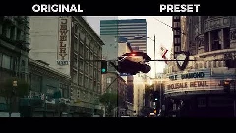 Cinematic Film Color Presets Premiere Pro Presets