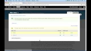 How do I build menus on my Drupal site