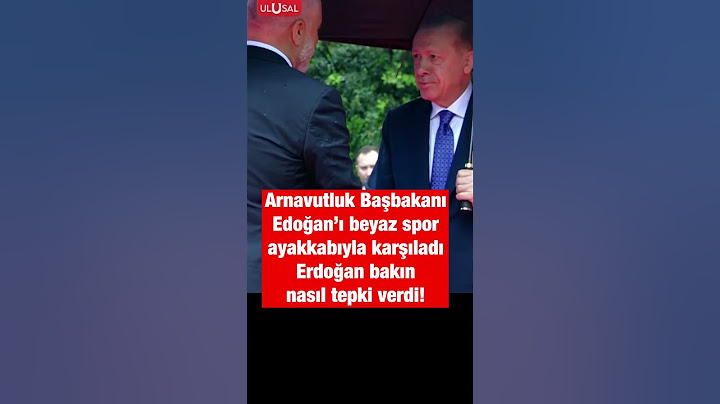 Arnavutluk Başbakanı Edi Rama Erdoğan'ı beyaz spor ayakkabıyla karşıladı #shorts #erdoğan #keşfet
