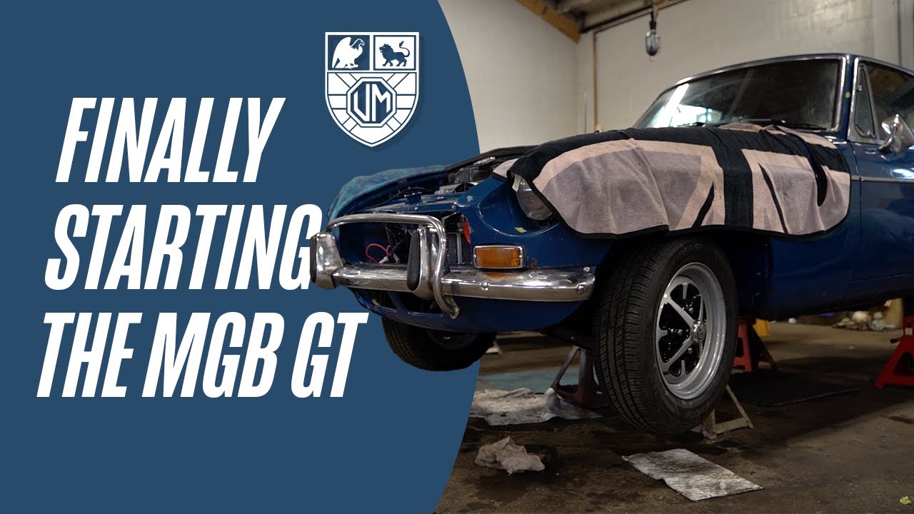 332 MG Tech | Finally Starting Up the MGB GT Engine - YouTube