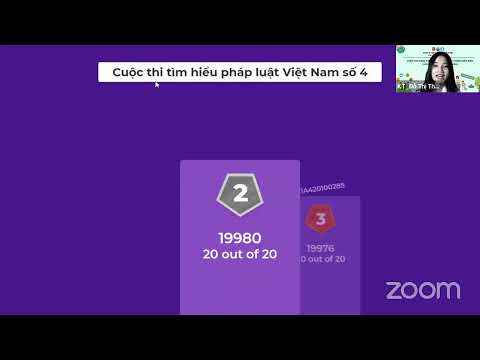 Video Cuộc thi tìm hiểu pháp luật Việt Nam số 4 - Luật bảo... - youtube