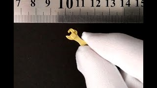 S Scale Operational Coupler/Brass Investment Casting/Top & Bottom Operation