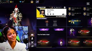 Cute girl react to my game profile 😍#AnshAWM screenshot 4