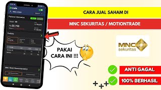 Cara Jual Saham di MNC Sekuritas / MotionTrade