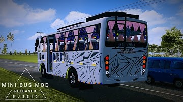 Released ZEDONE Mini Bus Mod In Bus Simulator Indonesia - Bussid Bus Mod - Bussid Car Mod - Bussid