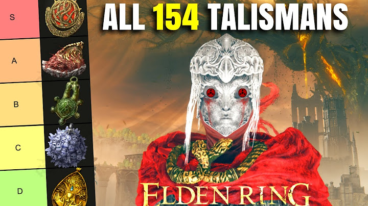 All 154 Talismans Ranked in Elden Ring!