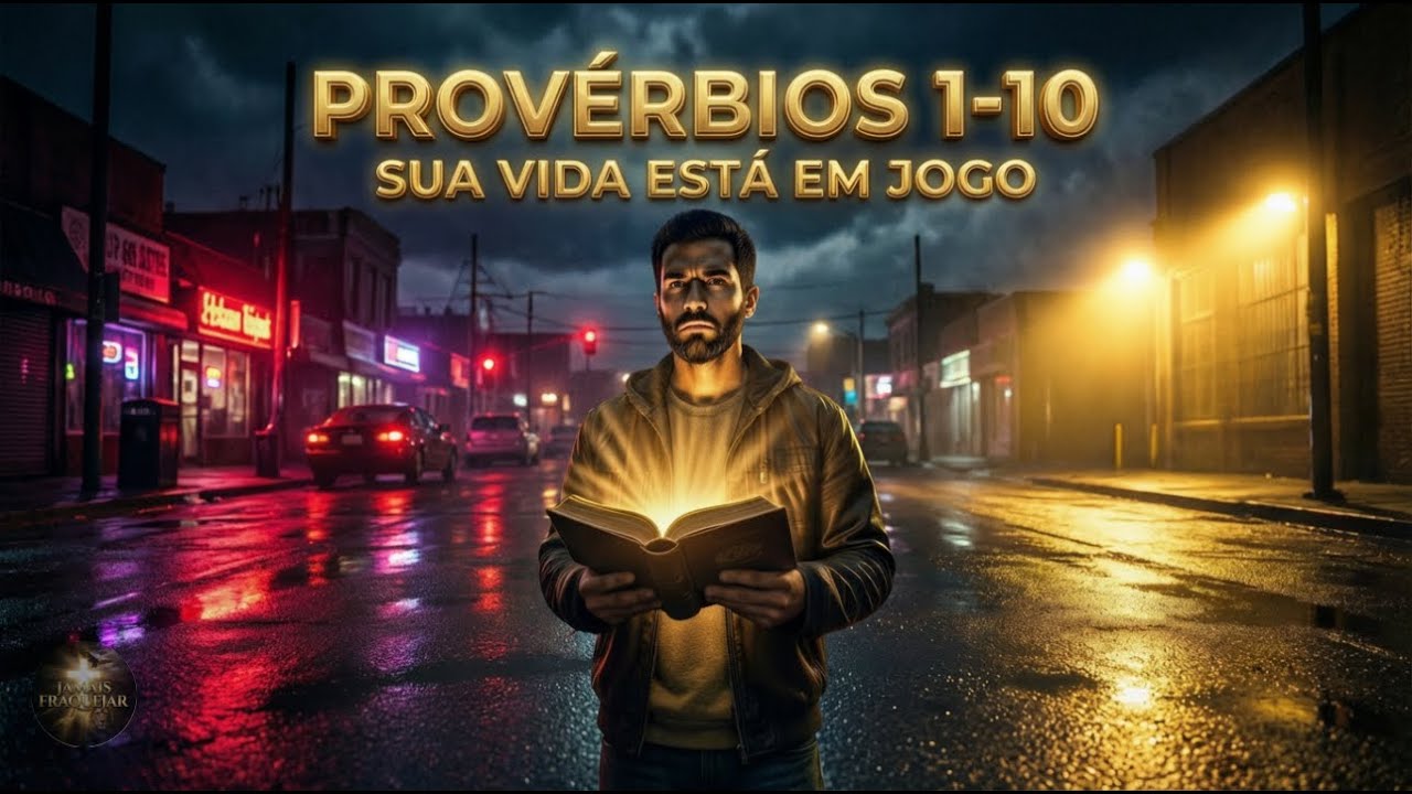 SUA VIDA ESTÁ EM JOGO | PROVÉRBIOS 1 AO 10 | TRAP GOSPEL | JAMAIS FRAQUEJAR – PARTE 1