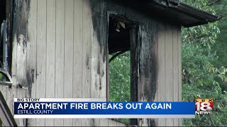 Apartment Fire Breaks Out Again