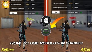 How to use resolution changer app in free fire screenshot 2