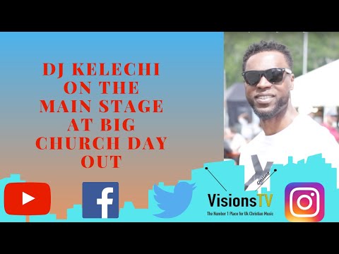 DJ Kelechi on the Main Stage at the Big Church Day Out