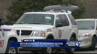 Judge: Woman accused of drowning children in tub is incompetent to stand trial
