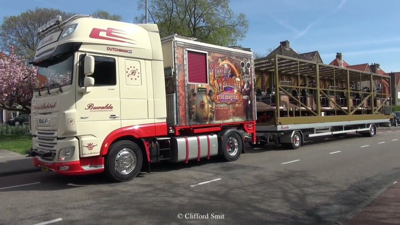 Kermis Haarlem 2022 Transport en opbouw Zaanenlaan Deel 3