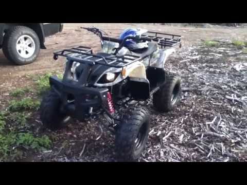 2012 model Tao Tao 150cc Chinese ATV first run