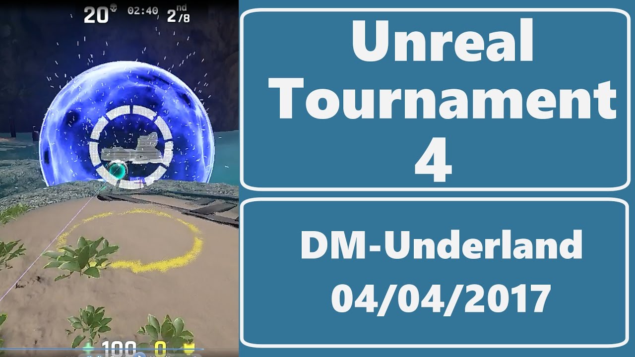 Unreal Tournament - UT4 Pre Alpha- DM Underland 4 4 2017