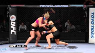 UFC 193- Holly Holm vs Ronda Rousey Brutal Knockout!