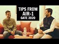 Unique and Powerful Tips from AIR - 1, GATE 2020