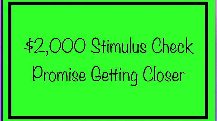 $2,000 Stimulus Check Likely Coming Your Way! Including SSDI, SSI, Social Security, Low Income