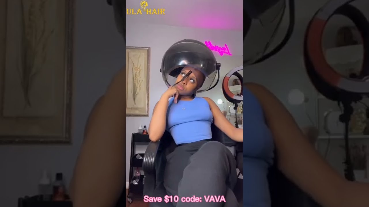  Natural Middle Part Quick Weave Dye Highlights Color Under Hair Ft ULAHAIR