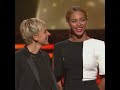 ellen with beyonce at the grammy