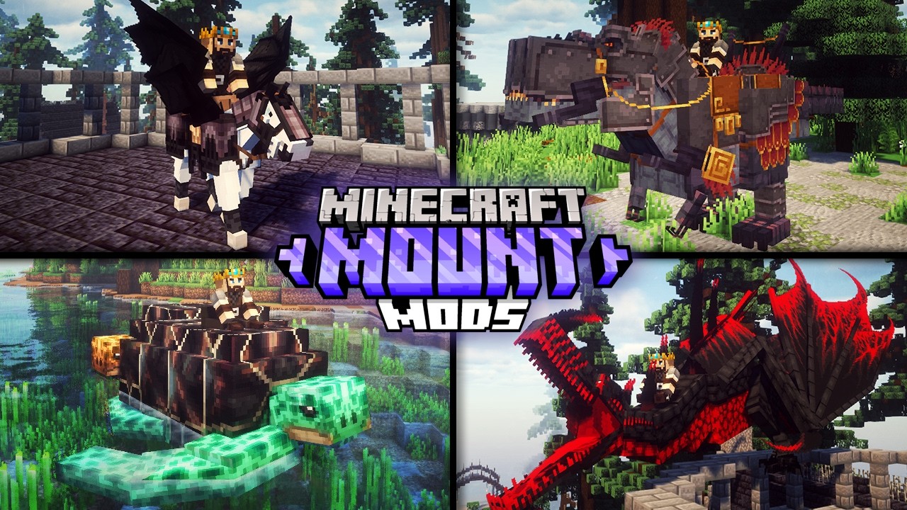 Топ-10 модов для ездовых животных в Minecraft (Forge/Fabric)