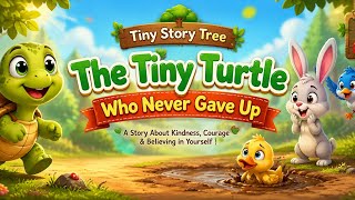 The Tiny Turtle Who Never Gave Up 🐢 | Inspirational Kids Story | Bedtime Cartoon | Moral Story