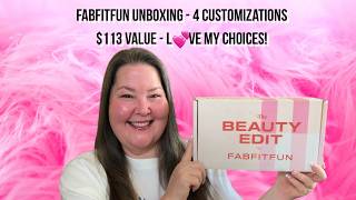 FabFitFun Unboxing - The Beauty Edit - 4 Customizations