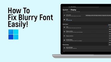 How to Fix Blurry Font on Any Windows easily [easy]