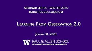 2025 Winter Robotics Colloquium: Katsu Ikeuchi (Principal Researcher at Microsoft)