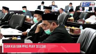 Sidang Paripurna Pembahasan KUA dan PPAS Pijay Selesai